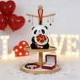 thumbnail image 7 of Msgweeeg Cute Stuffed Animals 6 Year Old Boy Gift Valentine Day Gifts for Her Outdoor Play Toys Embracing Roses Pendant Proposing Toy Doll, 7 of 7