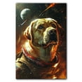 thumbnail image 3 of Labrador Retriever Space Poster Wall Art Funny Dog - Labrador Retriever Dog Canvas Wall Art For Bedroom Decor - Colorful Wall Art - Dog Bathroom Wall Art, 3 of 6