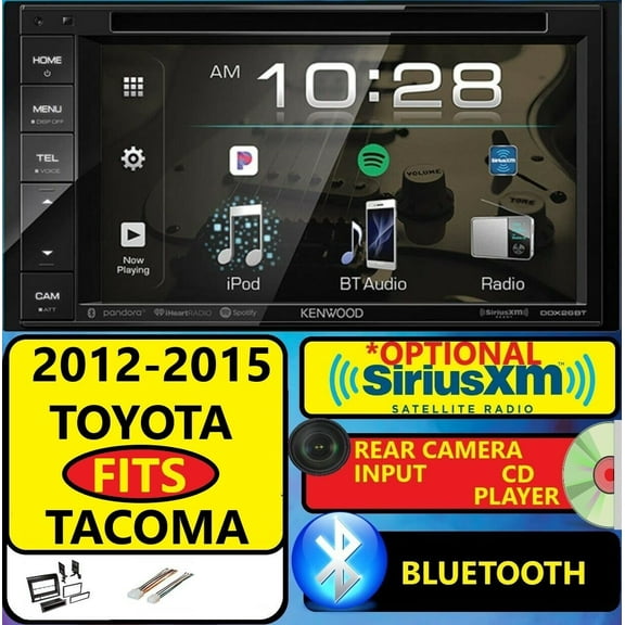 05-11 TACOMA TOUCHSCREEN DVD/CD/USB BLUETOOTH RADIO STEREO PKG.   OPT. SIRIUSXM