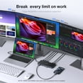 thumbnail image 6 of iVANKY 14-in-1 FusionDock Pro 1+ MacBook DisplayLink Docking Station with 180W Power Adapter, Triple 4K@60Hz Monitor for M1/ M2/ M3/M4 Mac Air/Pro Dock 3HDMI 2.0, 6 of 8