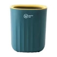 thumbnail image 3 of Kitchen Trash Can, Step-On Garbage Can with Lid, Tall Kitchen & Bathroom Trash Can, Small Office Waste Bin, Blue - Xuniizn, 3 of 7
