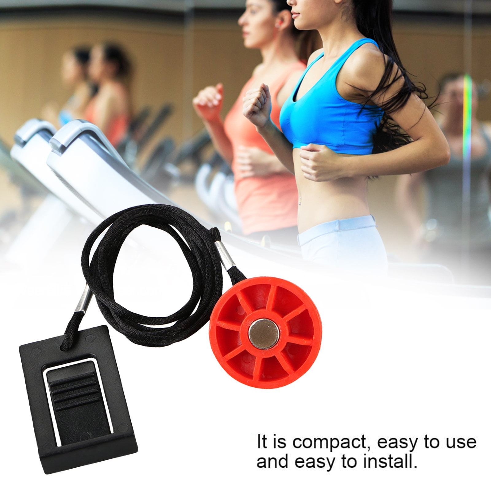 RED MAGNETIC TREADMILL FITNESS RUNNING MACHINE SAFETY KEY REPLACEMENT TAG UK 