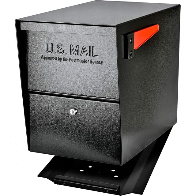 Mailbox Mail Boss 7206 Package Master Locking Security, negro