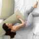 thumbnail image 2 of Cuerpo Almohada Funda con Cremallera Cierre, Juego de 2 Almohada Fundas para Larga Refuerzo Almohada, Suave 1800 Microfibra Caqui Cuerpo (51cmx152cm), 2 of 6