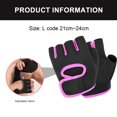 thumbnail image 2 of par de guantes de fitness, equipo deportivo para hombres y mujeres, ejercicio con mancuernas, levantamiento de guantes de medio dedo, entrenamiento Zhivalor BST3058074-3, 2 of 5