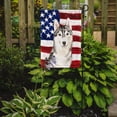 thumbnail image 2 of Patriotic USA Siberian Husky Garden Flag, 2 of 5