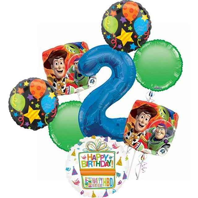 Toy Story 2nd Birthday Party Supplies Balloon Bouquet Decorations