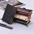 thumbnail image 3 of Labymos Leather Soft Cover Refillable Journal Notebook with Elastic Strap Diary Travel Business Notepad Lined, 3 of 7