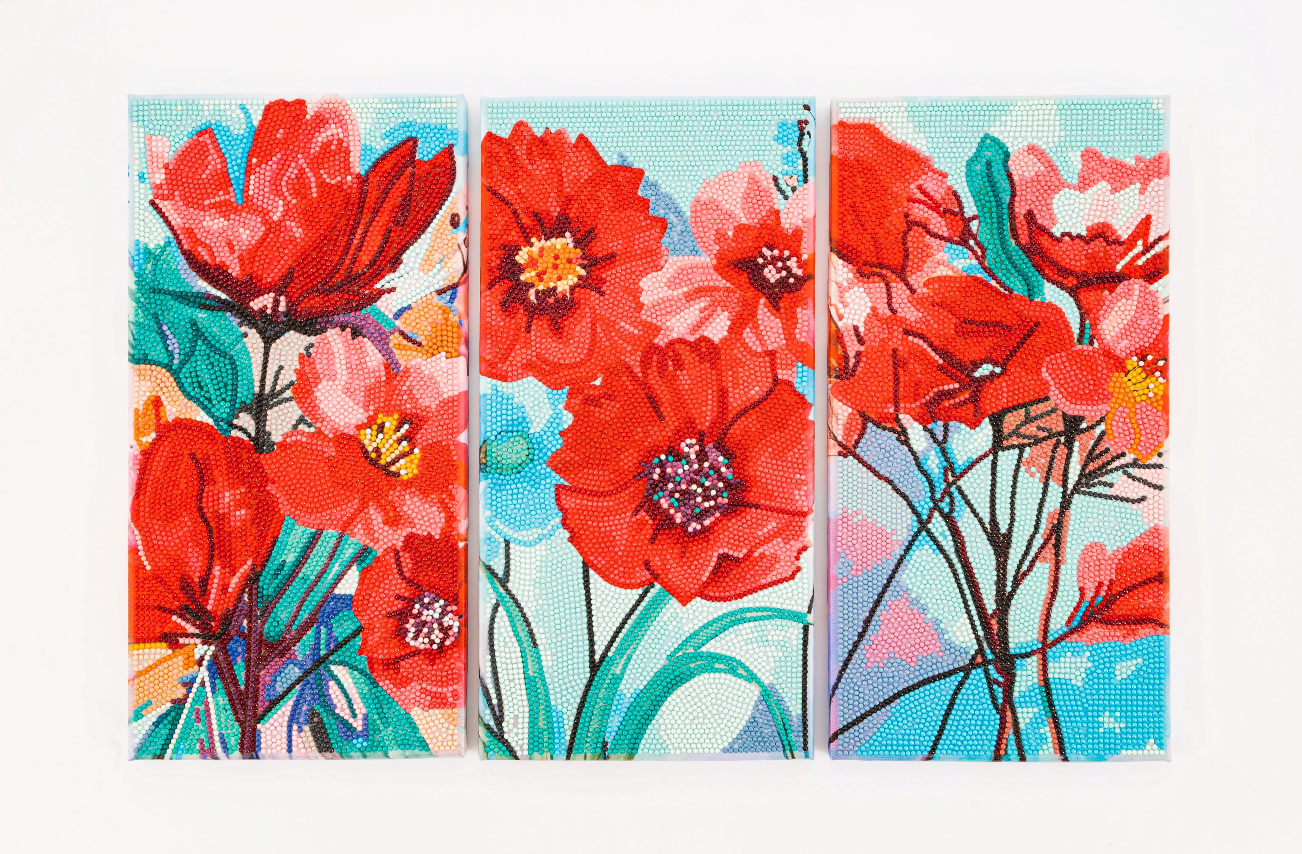 DIAMOND DOTZ® Poppy Triptych Diamond Painting Kit