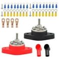 thumbnail image 2 of HILABEE Black and Red Distribution Stud Junction Post ,Power Distribution Terminal Block M6, 2 of 9