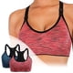 thumbnail image 2 of Pack de 2 sujetadores deportivos de alto impacto para mujer - Camiseta sin costuras para yoga y running con tirantes ajustables (tallas S-XL), 2 of 8