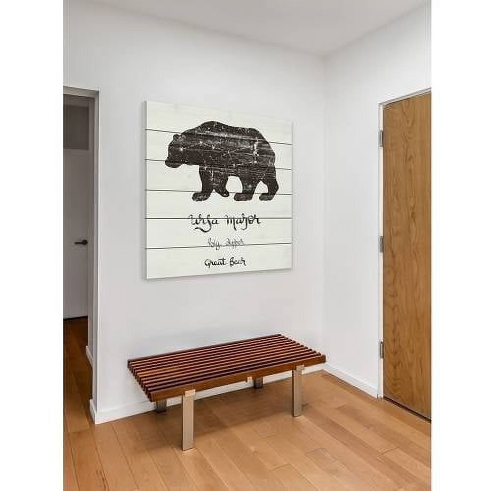 Ursa Major Painting Print on White Wood