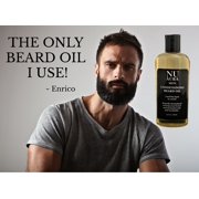 Nu Aura Skincare Men's Natural Conditioning & Growth Beard Oil, 4 oz