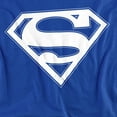 thumbnail image 2 of Superman T-Shirt Blue White Shield Unisex Graphic Tee For Men & Women, 2 of 7