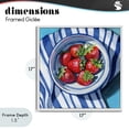 thumbnail image 4 of Stupell Industries French Country Fresh Picked Kitchen Strawberries White Framed Giclee Art, 17 x 17, by Kate Jarvik Birch, 4 of 8