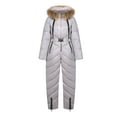 thumbnail image 1 of LSLJS Combinaison de Sport d'Hiver pour Femme, Manteau à Col, Coupe-Vent à Capuche, 1 of 3