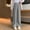 Gray, variant on Ofreoo Wide Leg Pants for Women Lightweight Cotton Linen Drawstring Waist Loose Solid Color Lounge Trousers