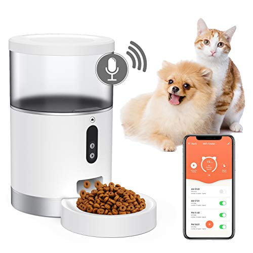 Peteme Automatic Cat Feeder, Smart Pet Feeder Food Dispenser for Cats