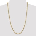 thumbnail image 2 of 14k Yellow Gold 4mm Rope Chain Necklace Pendant Charm, 2 of 7