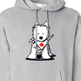 thumbnail image 3 of Inktastic Canada Day Westie Adult Hoodie Sweatshirt, 3 of 4