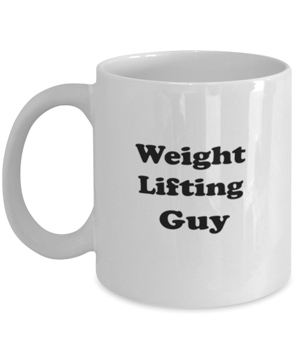 Funny Gym Mug Weightlifting Cheaper Than Therapy 15oz White Coffee Mug