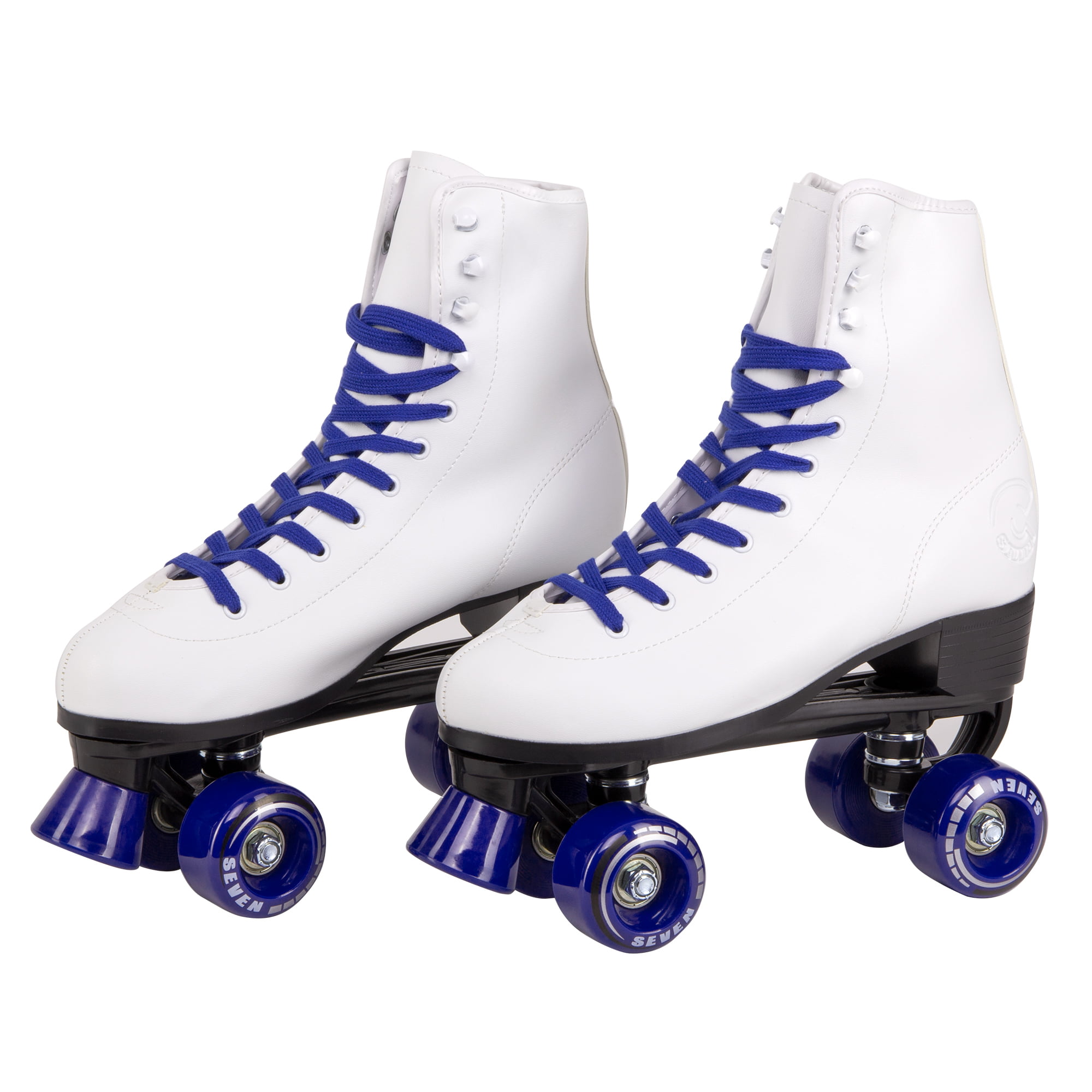 C7skates Teal Blue Soft Faux Leather Roller Skates Girls Christmas Gifts 