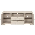 thumbnail image 4 of Furniture of America Ulan Wood 2-Drawer TV Stand with Shelves in Tawny Brown, 4 of 4
