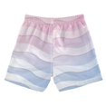 thumbnail image 7 of FORMRS Boys Swim Trunks Quick Dry Mesh Liner Boardshorts Sizes XS-XL, Light Blue Gradient, 7 of 7