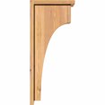 thumbnail image 3 of 7 1/2"W x 12"D x 28"H Huntington Smooth Corbel w/Backplate, Western Red Cedar, 3 of 9