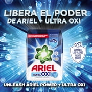Ariel Laundry Detergent Powder, Ultra Oxi, Original Scent, 4.3 kg, 96 Loads