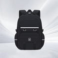 thumbnail image 3 of Kcolen Cute School Backpack,Lightweight Backpack for First Day of School Daypack Bookbag, Preppy Back To School Travel Backpack With Multi Storage Pockets,Black, 3 of 8