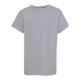 thumbnail image 1 of Chouinard Camiseta juvenil de algodón hilado en anillos - Granite DirDye - XS Colores Confort 9018, 1 of 1