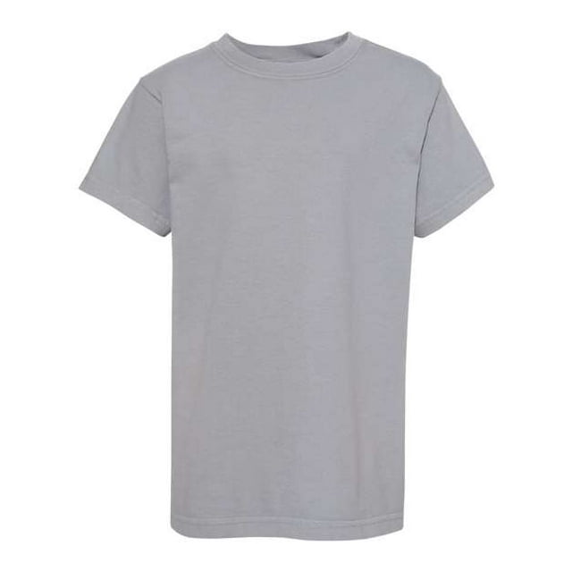 Chouinard Camiseta juvenil de algodón hilado en anillos - Granite DirDye - XS Colores Confort 9018