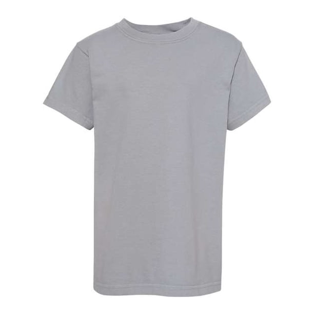 Chouinard Camiseta juvenil de algodón hilado en anillos - Granite DirDye - XS Colores Confort 9018