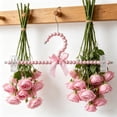 thumbnail image 6 of Pearl Clothes Hangers with Glossy Beads and Satin Bow, No Mark Clip Hangers for Dresses Skirts Tops, Sweet Style Wardrobe Storage Rack for Girls and Women, 6 of 6