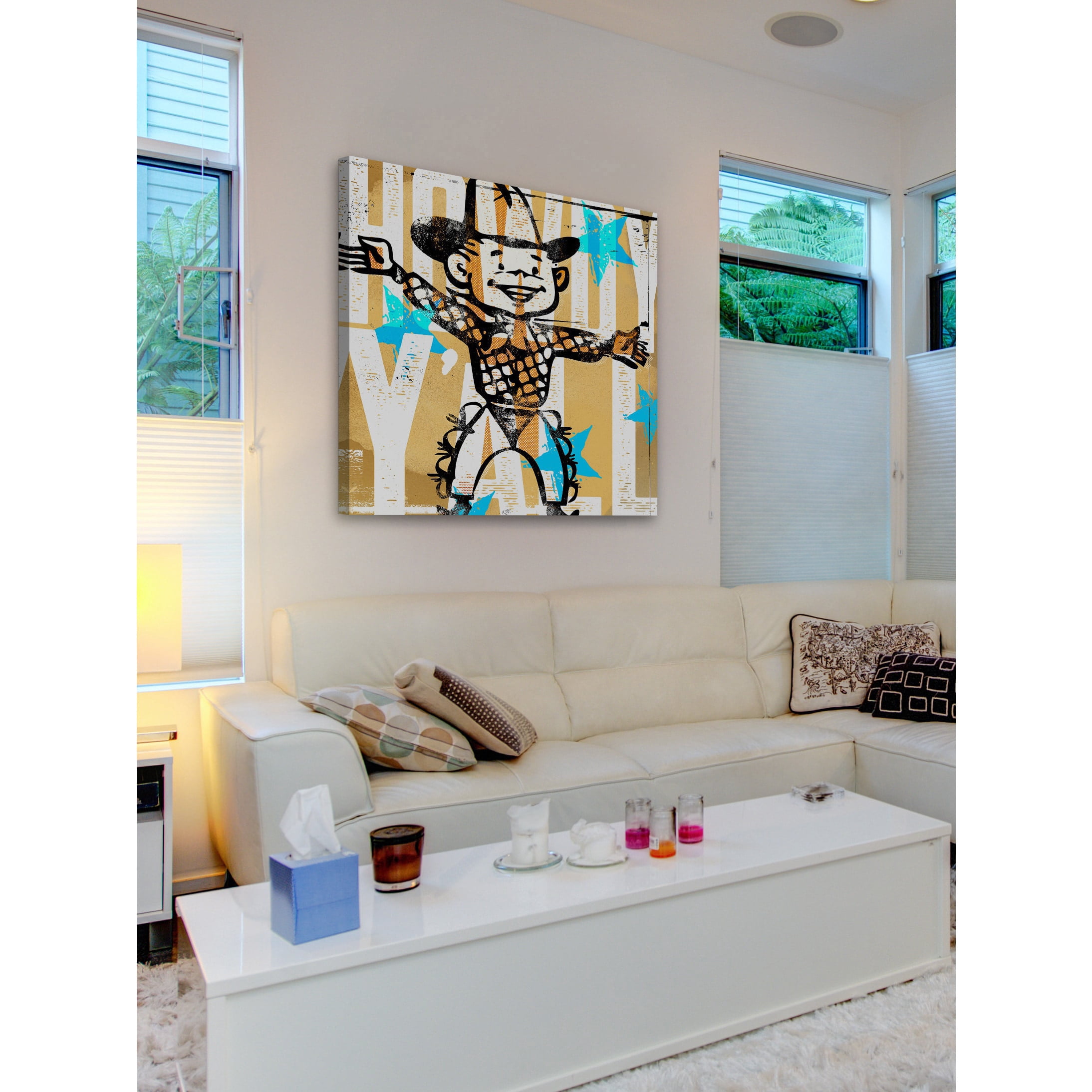Marmont Hill 'Howdy Yall Boy' by Rick Martin Painting Print on Wrapped Canvas