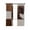 Multi, variant on Brown White Leather Texture Blackout Curtains 45 Inches Long for Bedroom, Abstract Art Cowhide Thermal Insulated Room Darkening Black Out Window Curtain Panels Grommet Drapes for Living Room