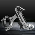 thumbnail image 3 of Pnellth Aluminium Alloy 360 Degree Rotation Bike Motorcycle Handlebar Phone Holder Mount, 3 of 8
