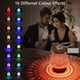 thumbnail image 5 of Lámpara de mesa de cristal, lámpara de noche LED RGB sensible al tacto, lámpara de noche táctil con 16 colores cambiantes, luz de ambiente recargable para dormitorio, habitación infantil, sala de esta, 5 of 5