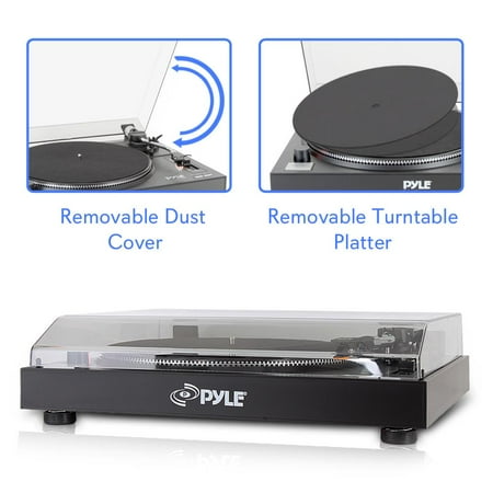 PYLE PLTTB3U - Belt Drive USB Turntable with Digital Recording Software