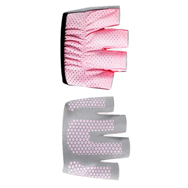 Gants de Micro Yoga pour Femmes, Gants de Micro Yoga Pilates Courts Antidérapants Design de Pointe