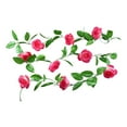thumbnail image 2 of LKZQHMC 1 Pc Pink Artificial Rose Garland Each 90.55 In Fake Rose Vine Hanging Floral Garland for Wedding Swing Table Centerpiece Arrangement Decor, 2 of 9