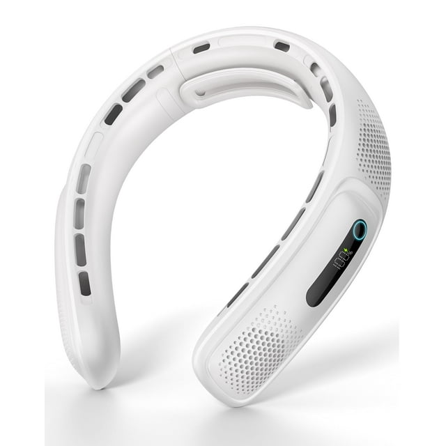 Ventilador de cuello portátil Jkjoy 4 Turbo, sin aspas, 4000 mAh, recargable por USB