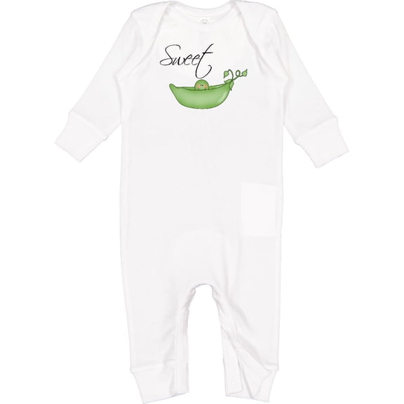 Inktastic Sweet Pea Baby Romper Coveralls