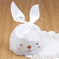 thumbnail image 5 of Bearachild 10 bolsas de galletas de caramelo, paquetes de alimentos, bolsas de papel de regalo con orejas de animales, decoración de fiesta de Pascua Type4 NO4 Bearachild JJ22344-02, 5 of 5