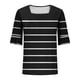 thumbnail image 5 of Blusas de Manga Corta para las Mujeres, Moda Verano Impreso, Blusas de Cuello Redondo, Chaqueta de Manga Corta para las Mujeres, 5 of 8