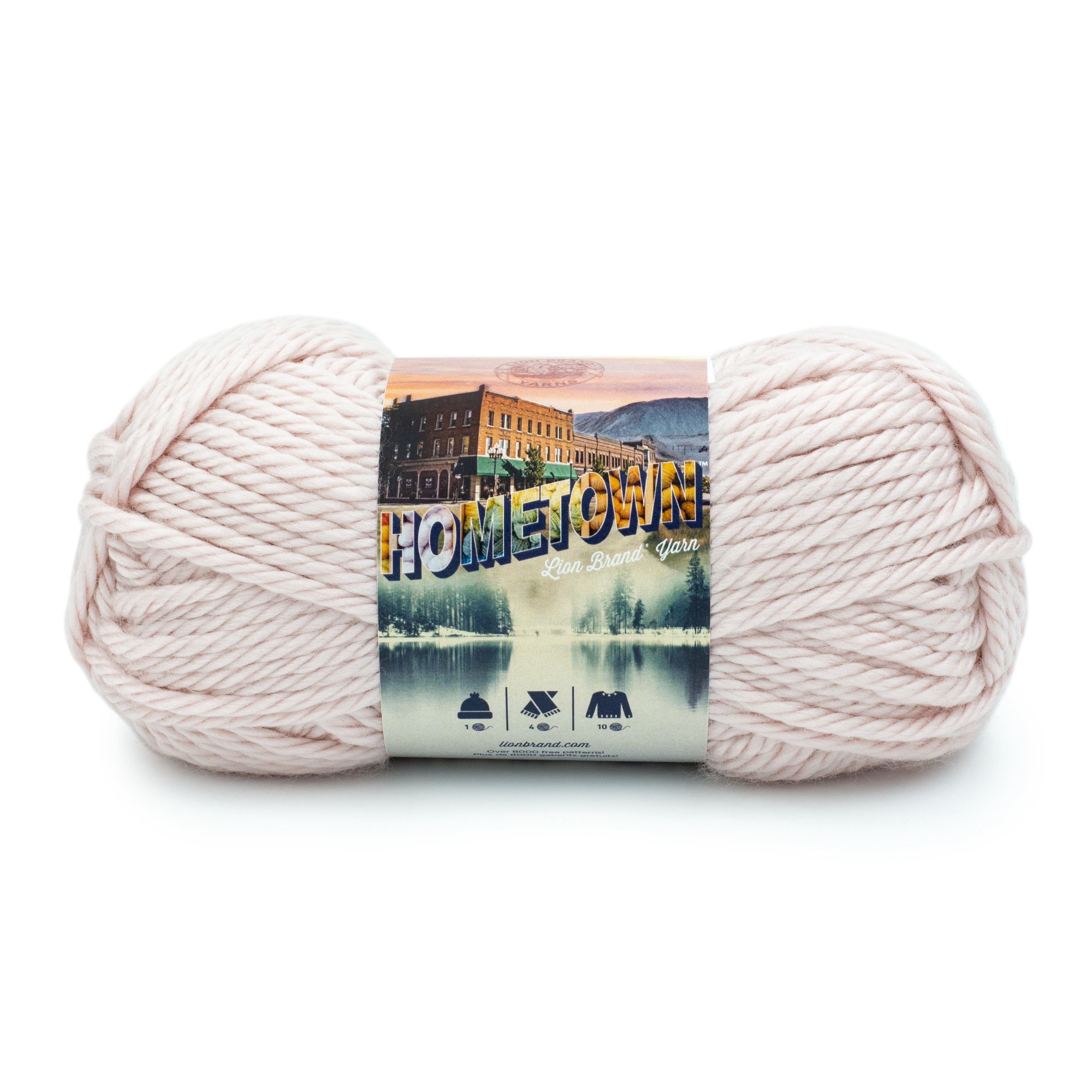 Lion Brand Yarn Hometown Baby Girl Pack COLOR135-006 Super Bulky Yarn Acrylic Yarn 12 Pack