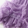 thumbnail image 5 of GigrtiJin Tulle Skirts for Women Casual Long Length Tiered Skirts a Line Mesh Elastic Waist Solid Color Flowy Skirt, 5 of 6