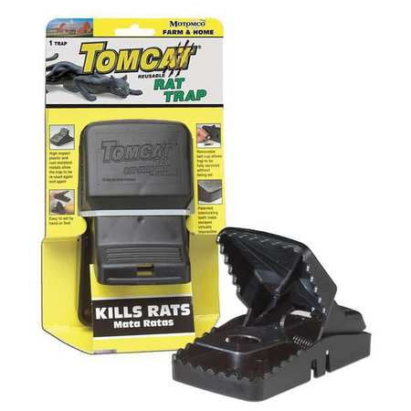 TOMCAT 33521 Rat Trap, 3-3/4 In. L, 5-1/4 In. W
