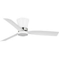 thumbnail image 4 of Brant Collection 52-in. Three-Blade Satin White Modern Ceiling Fan, 4 of 16